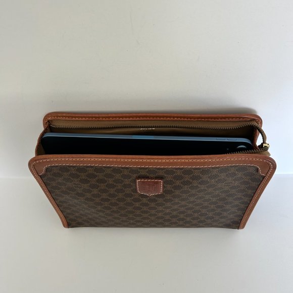 Celine Macadam Triomphe Cosmetic Pouch - Picture 12 of 16